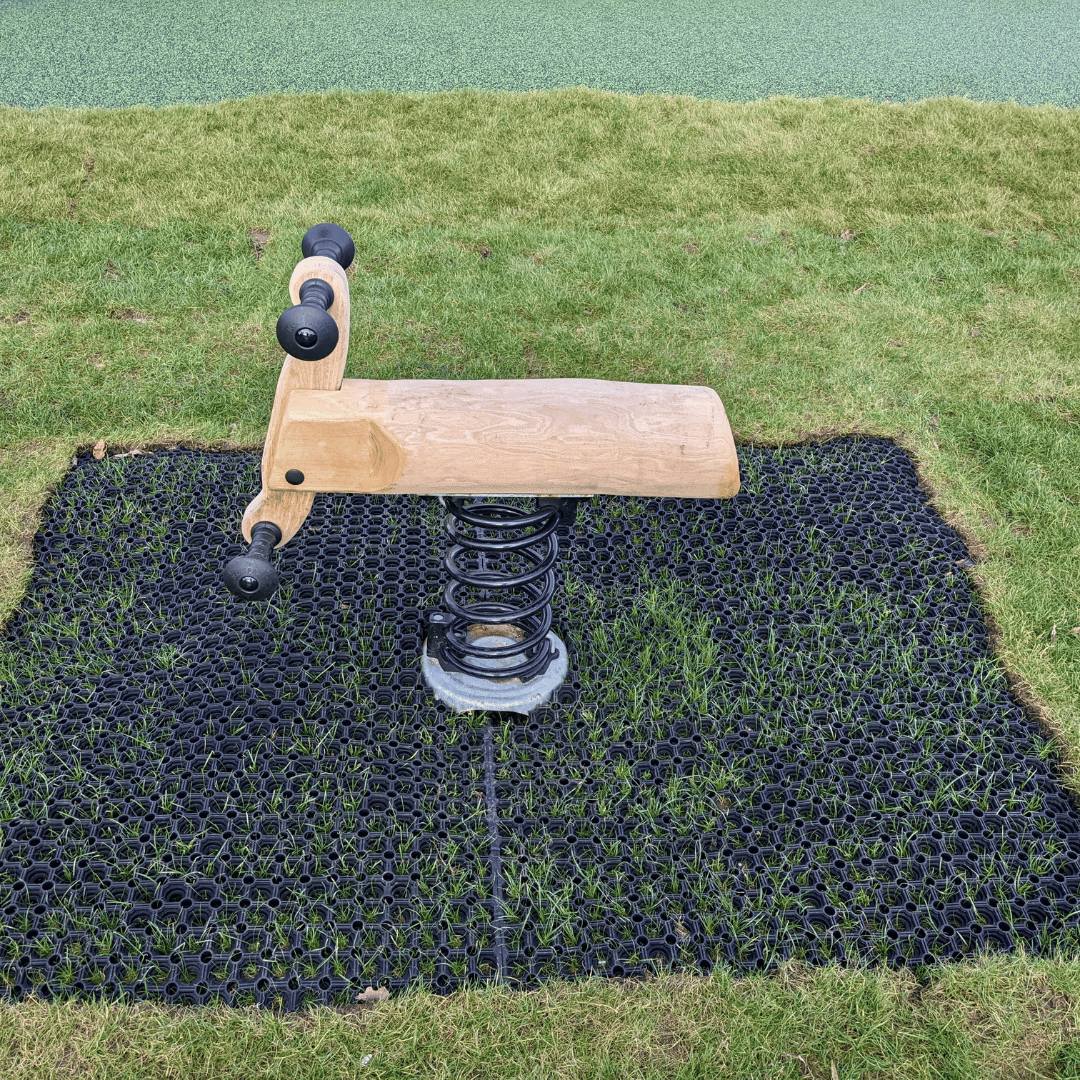 Playground equipment at Souldern Village Hall